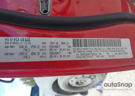 2017 Dodge Journey Sxt Awd из США, поврежденный, VIN 3C4PDDBG9HT556164